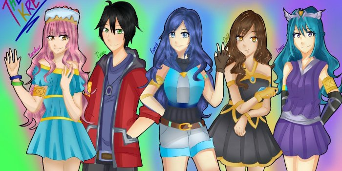 1750x1050 Drew this for the krew <3(ItsFunneh and the Krew) | Youtube art