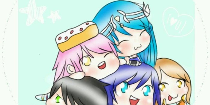 894x894 ITSFUNNEH AND THE KREW by RamiArtz | Chibi wallpaper