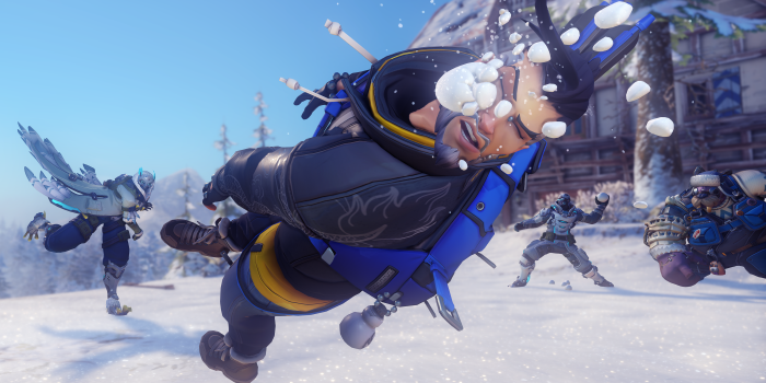 3840x2160 Winter is already here—prepare by donning your best Overwatch