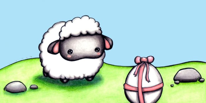 1440x812 Easter Lamb Windows 7 Holiday Festival Desktop Wallpapers