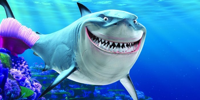 1920x1200 Blue Bruce (Finding Nemo) Finding Nemo Ocean Shark wallpaper