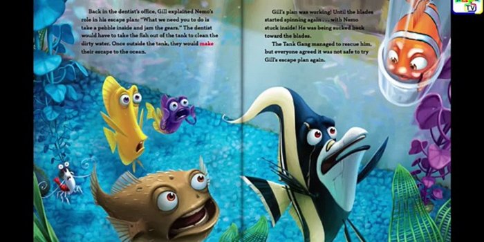 1920x1080 Finding Nemo Read Along Story book | Finding Nemo Storybook | Read