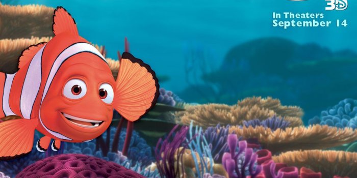 1024x768 Finding Nemo 3D Movie Wallpaper #5