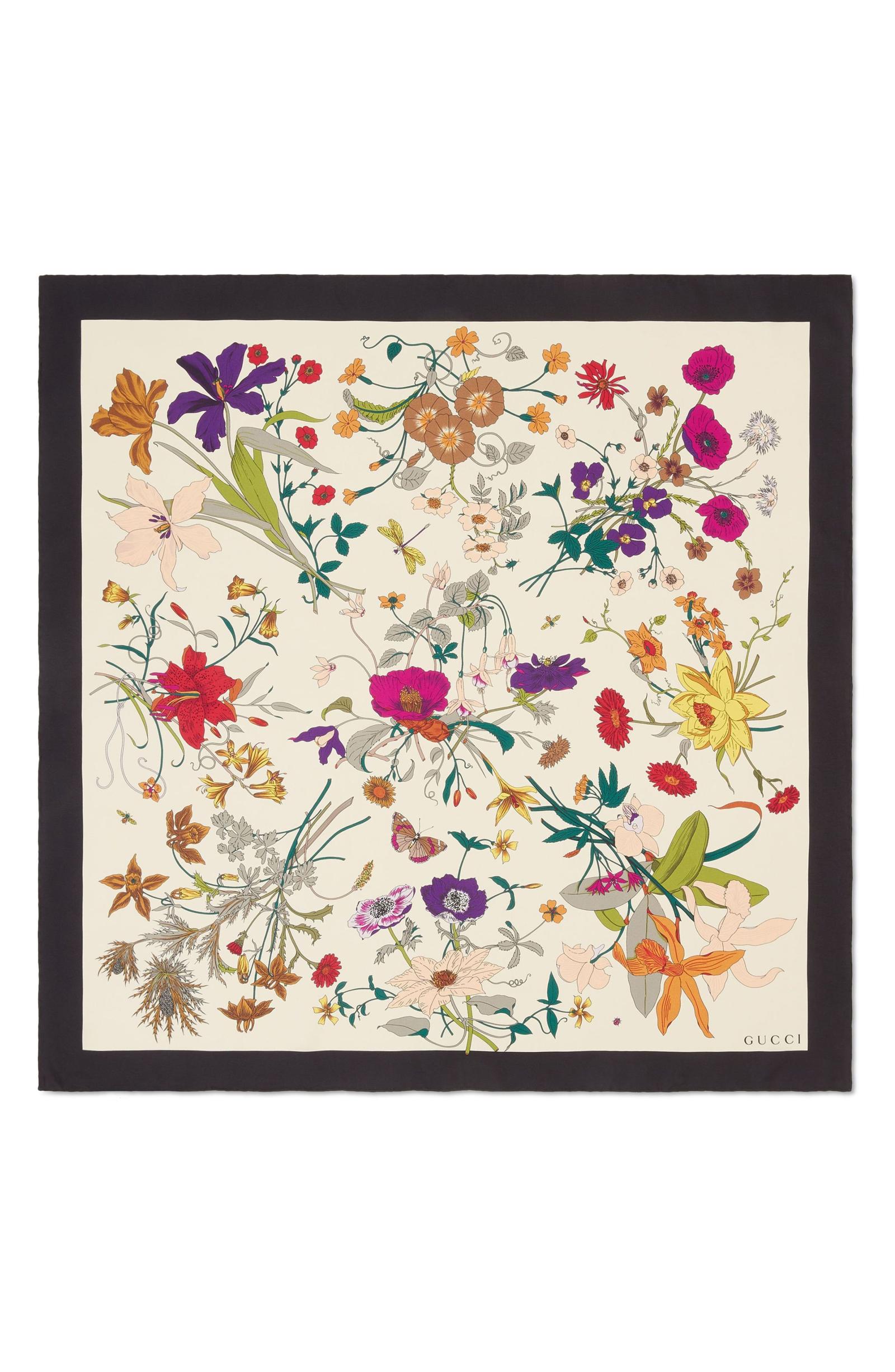 2640x4048 Gucci Flora Gothic Silk Scarf | Floral prints, Head wrap scarf, Gucci