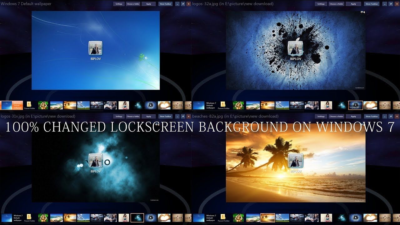 1280x720 How to customize and download windows lock screen background