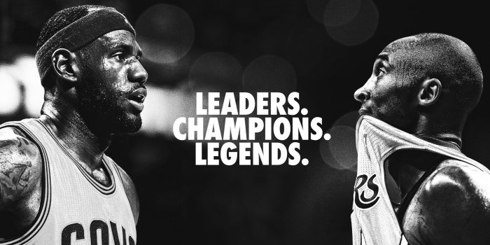 3627x2040 WALLPAPER] My tribute to Kobe and LeBron, the rivalry that never