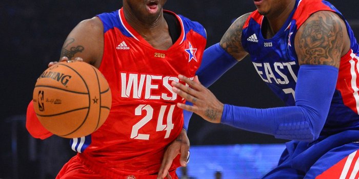 1400x1400 NBA virtual 1-on-1 Tournament: Carmelo Anthony vs. Kobe Bryant