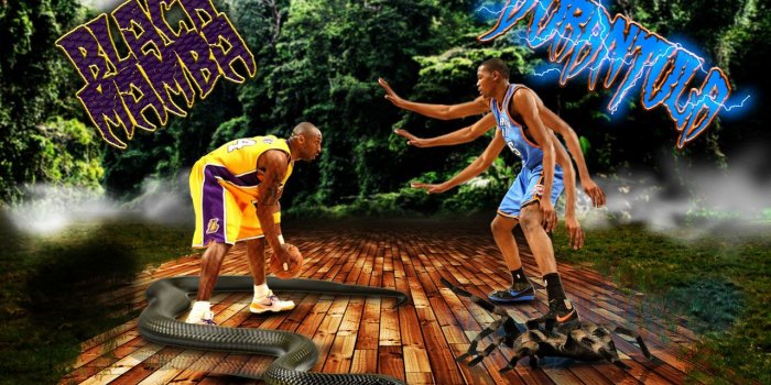 1280x800 Black Mamba vs Durantula 1280×800 Wallpaper | Basketball