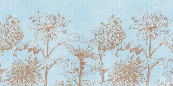 1024x1024 Blue vintage flower background paper | Exclusivevent Catering