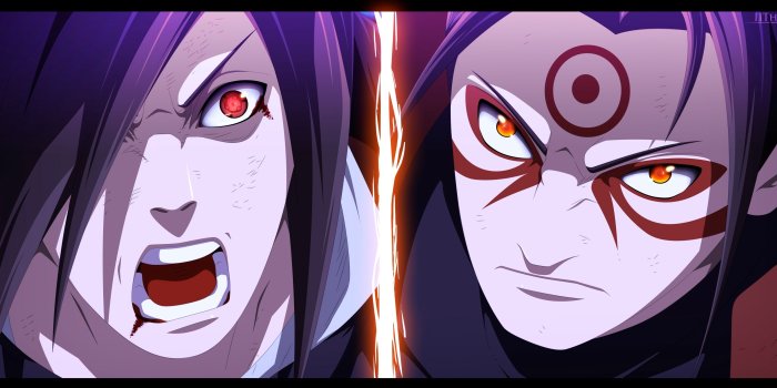 3860x1572 Anime Naruto Madara Uchiha Hashirama Senju Wallpaper | Naruto