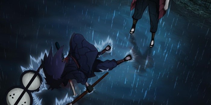 1332x850 Wallpaper Water, Rain, naruto, shippuuden, Madara Uchiha