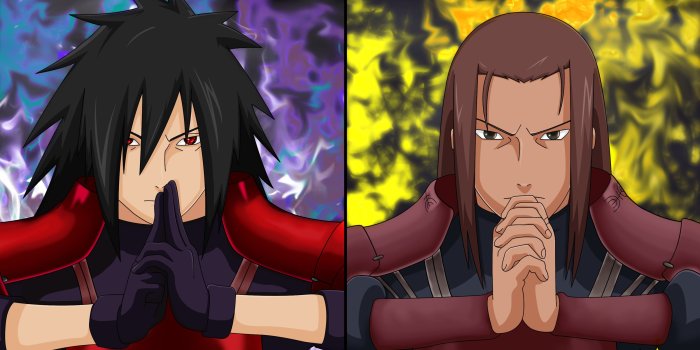 3200x2000 Ninja character, Naruto Shippuuden, Uchiha Madara, Hashirama Senju