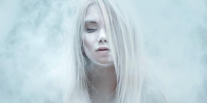 1332x850 Wallpaper girl, portrait, white, powder images for desktop