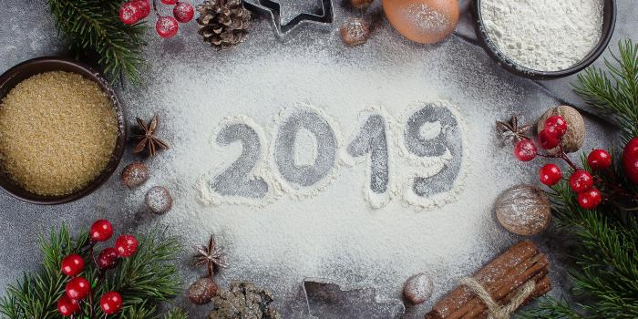 3840x2160 Wallpaper Merry Christmas and Happy New Year 2019, decorations