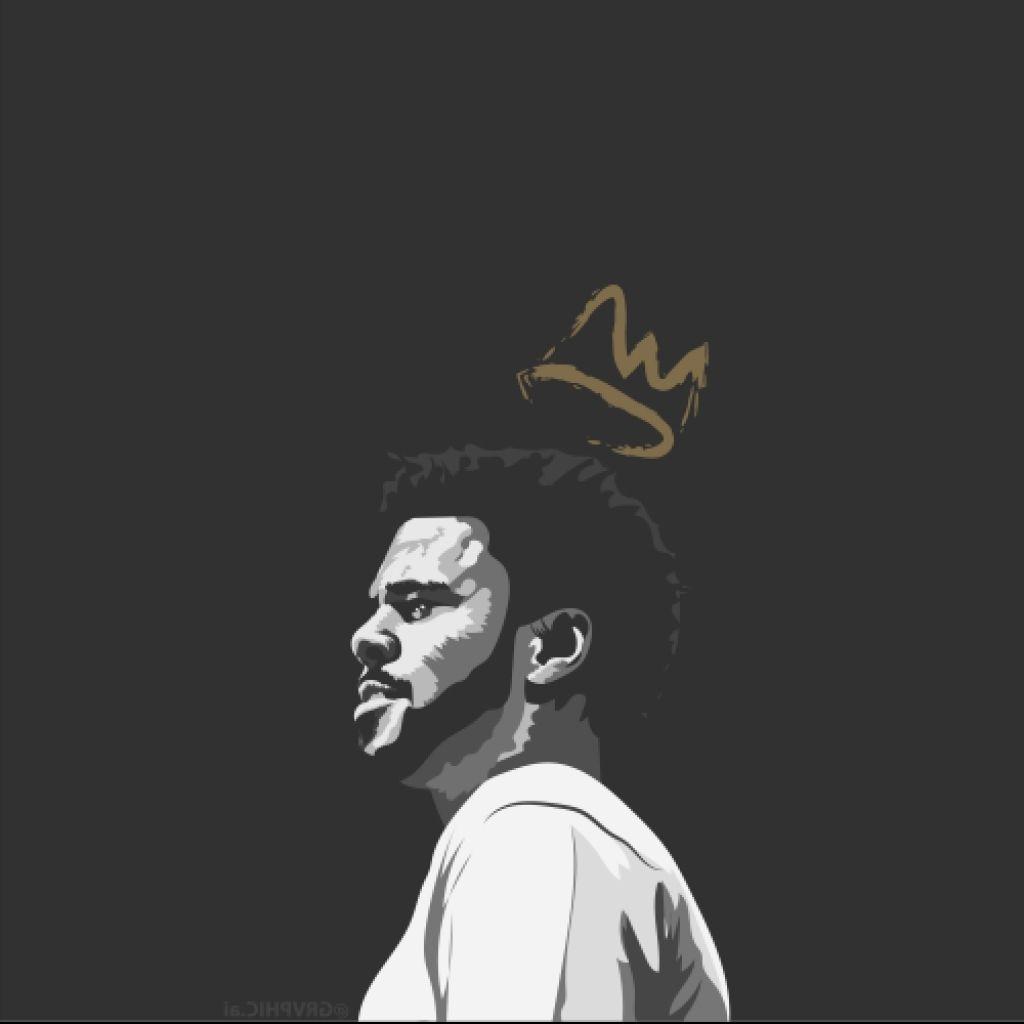 1024x1024 J. Cole Crown Wallpapers - Top Free J. Cole Crown Backgrounds