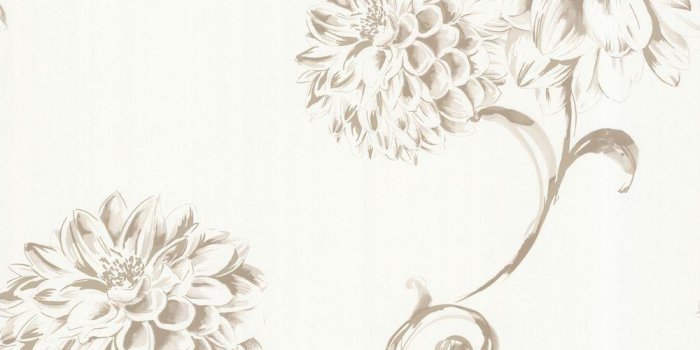 1000x1000 Beacon House Deliah White Watercolor Dahlia Wallpaper 450-67355