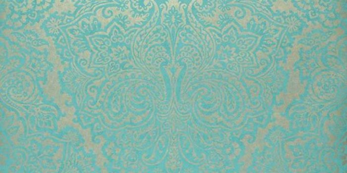 728x1100 Wallpaper Perun (White gold, Turquoise blue) | Wallpaper from the 70s