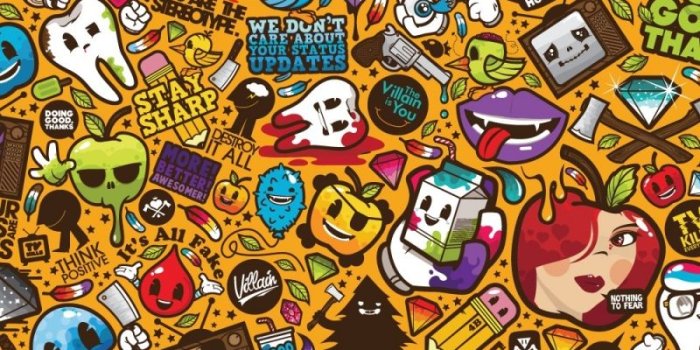 800x1280 Free download Category 3D Abstract Tags Doodle jthree pop art