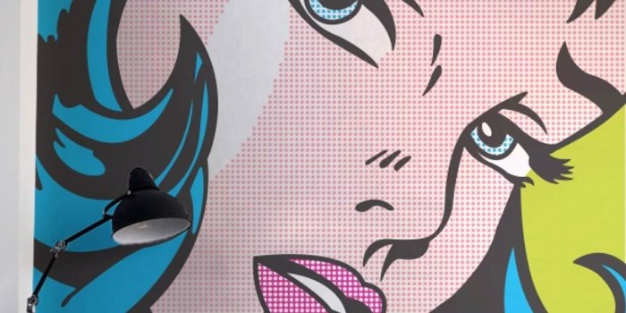 1024x1362 Showing Gallery of Pop Art Wallpaper For Walls (View 2 of 15 Photos)