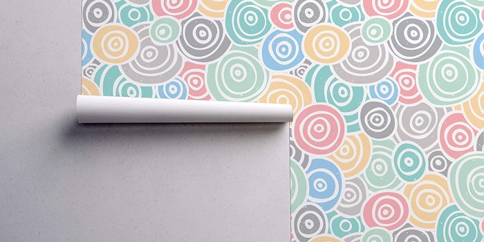 1500x1291 Mera Wala Print - Abstract Wall Covering : (Abstract Retro Style