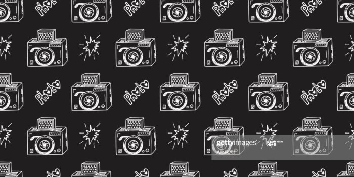 1024x1024 80s Pop Art Wallpaper Vector Seamless Pattern With Hand Drawn