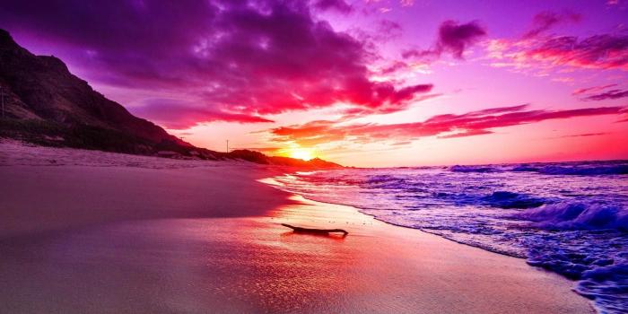 2048x1356 Pink Beach Sunset Wallpaper (72+ images)