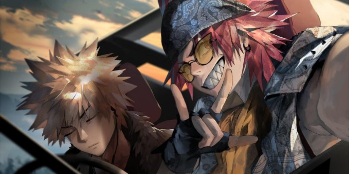 1920x1080 Katsuki Bakugo & Eijiro Kirishima HD wallpaper download