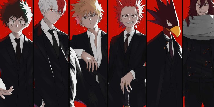 3840x2160 My Hero Academia Izuku Midoriya Shoto Todoroki Katsuki Bakugo