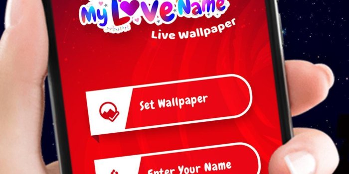 1080x1920 My Love Name Live Wallpaper for Android - APK Download