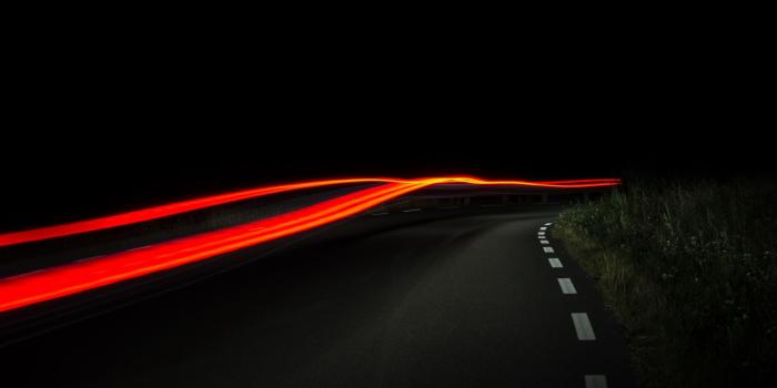 2560x1440 Wallpaper of Road, Light, Line, Night, Rotate, Markup background
