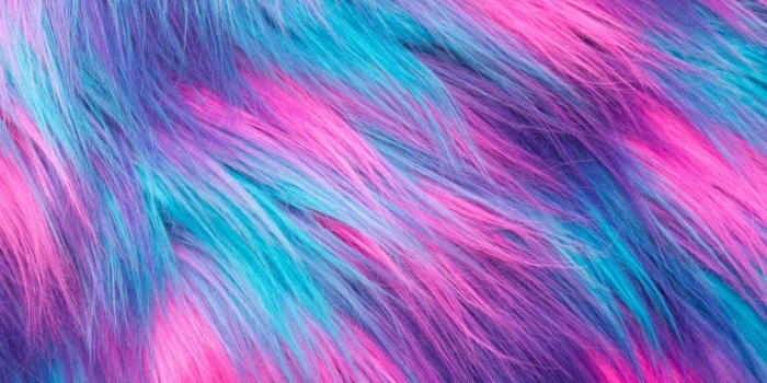 1280x1280 Versicolor Jumble 62 Inch Faux Fur Pink Purple Turquoise | Neon