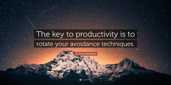 3840x2160 Shannon Wheeler Quote: “The key to productivity is to rotate your