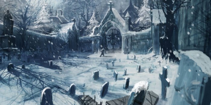 1680x1050 Free download Wallpaper cemetery art snow winter desktop wallpaper