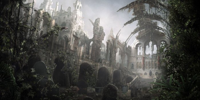 1920x1080 Cemetery Art Ultra HD Desktop Background Wallpaper for 4K UHD TV