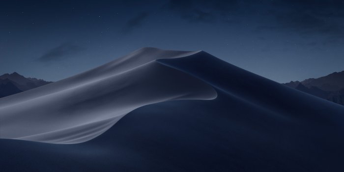 5120x2880 macOS Mojave includes two desert-themed wallpapers, download here