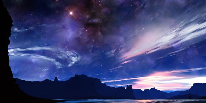 1920x1080 Clear Night Sky In The Desert Wallpaper – Background Wallpaper HD