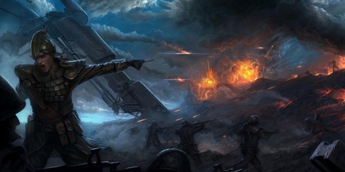 1600x900 Free download Battlefield War Explosion Army Sci Fi Fantasy HD