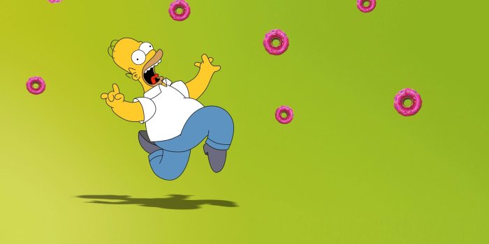 2000x1250 Homer Simpson Donut Extravaganza | Simpsons engraçado, Papéis de