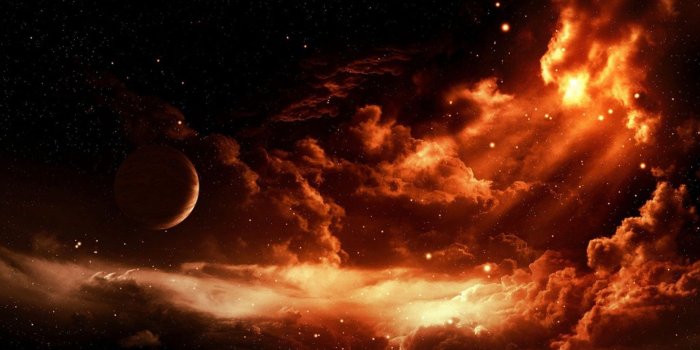 1920x1080 Red Fire-Like Sky - HD Wallpapers