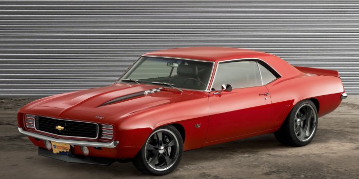 1920x1440 1969 Reggie Jackson Chevrolet Camaro - Front And Side - 1920x1440