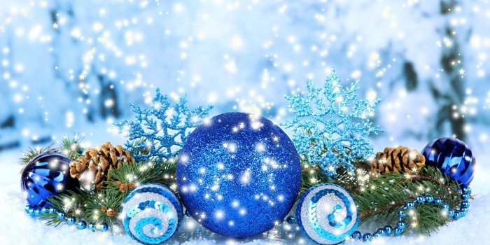 1920x1200 Blue Christmas Decorations 2016 Ultra HD Desktop Background