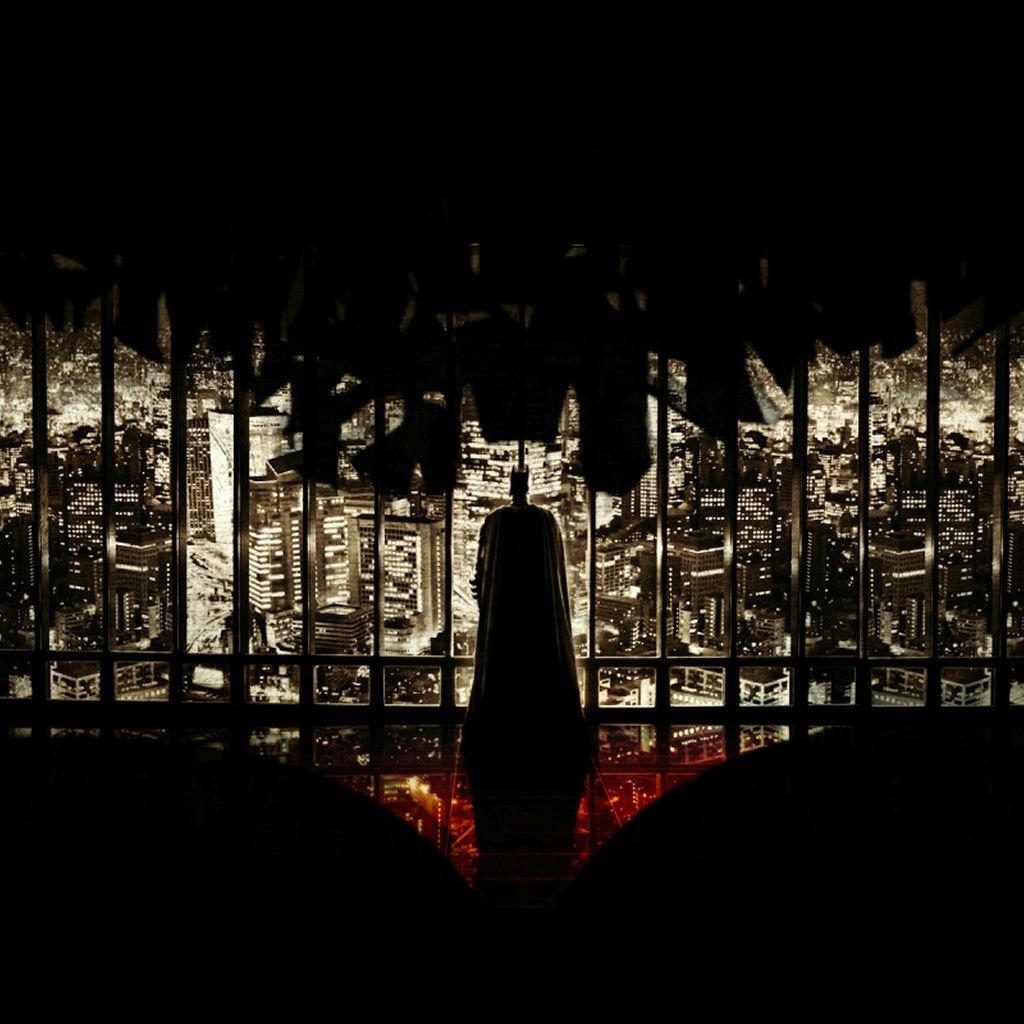 1024x1024 Gotham City Batman iPad Wallpapers Free Download