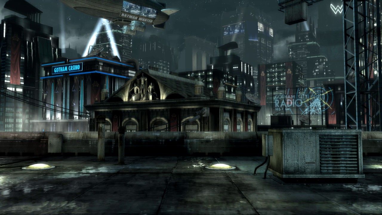 1280x720 Gotham City: Rooftop - Injustice: God's Among Us - [Live Wallpaper