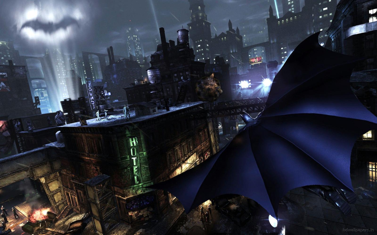 1920x1200 Batman Arkham City - Batman Gotham City Wallpaper Hd - 1920x1200