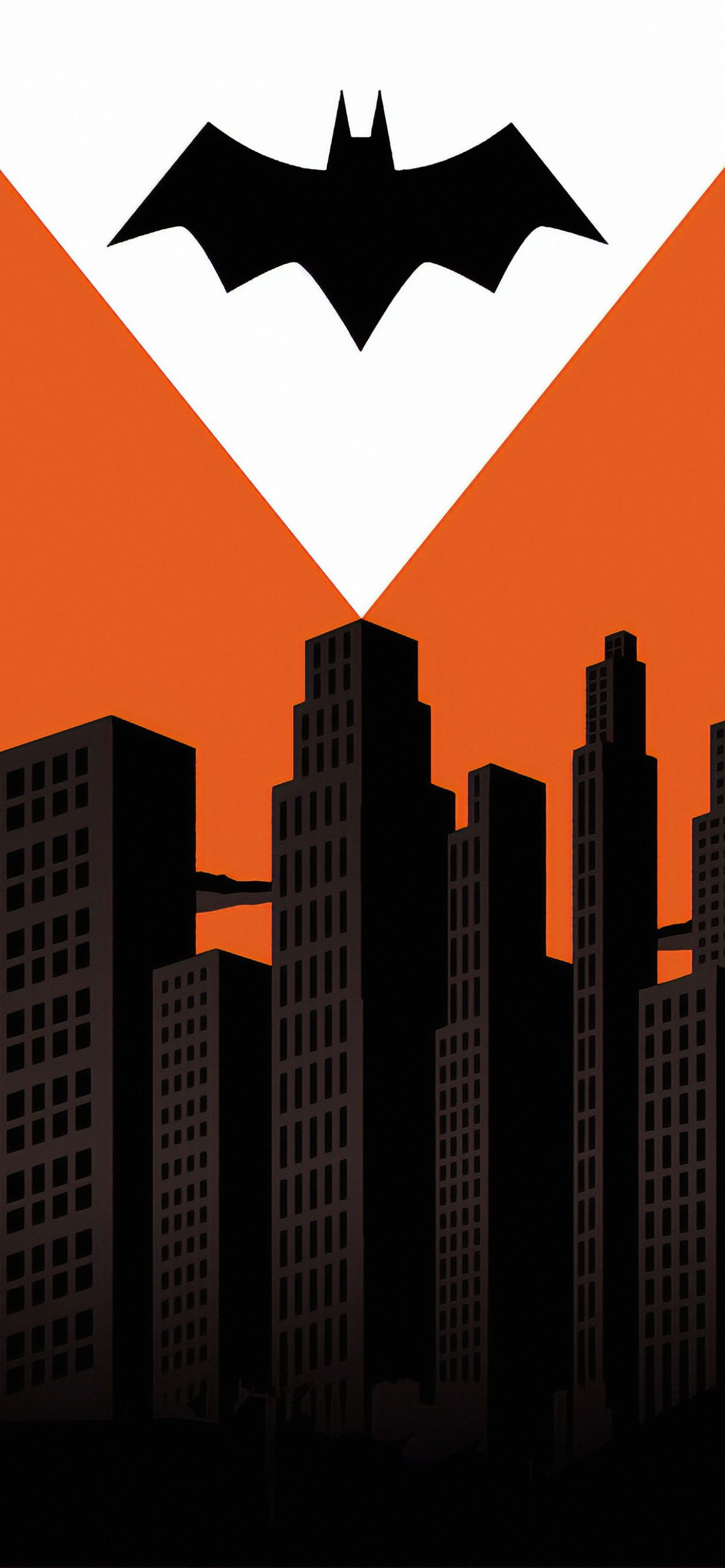 1242x2688 1242x2688 Batman Logo Over Gotham City Iphone XS MAX Wallpaper, HD