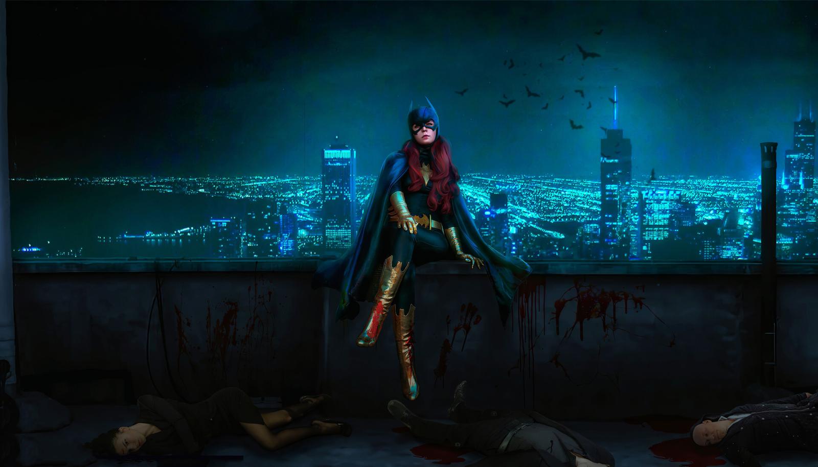 3840x2194 Batwoman in Gotham City Wallpaper 4k Ultra HD ID:5093