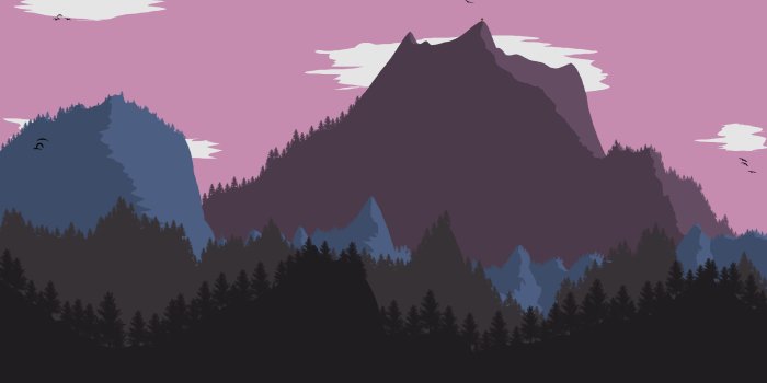 3840x2160 Flat Design Wallpaper (Firewatch art style) (3840x2160) : wallpapers