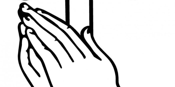 876x1280 Praying Hands and Cross … | Praying hands, Praying hands clipart