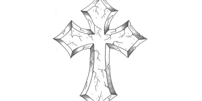 1024x768 Praying Hands With Cross Drawing at GetDrawings | Free download