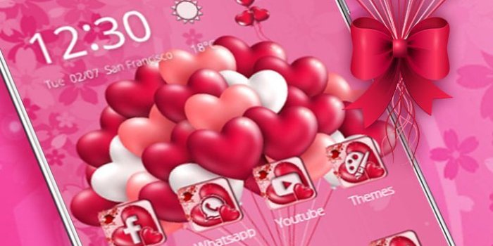 720x1280 Pink Love Heart Balloons No Romantic Date is complete without Pink